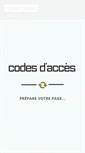 Mobile Screenshot of codesdacces.org